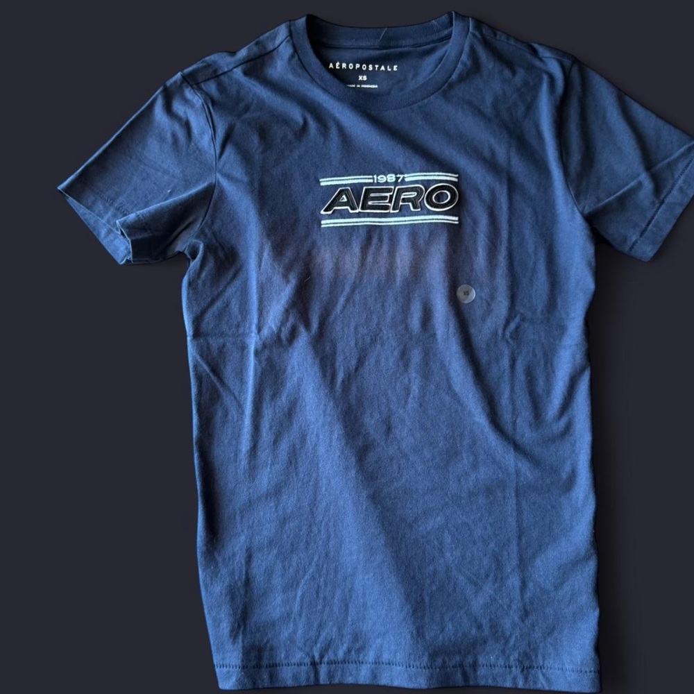 Vintage single stitch Aéropostale Blue Graphic T-Shirt